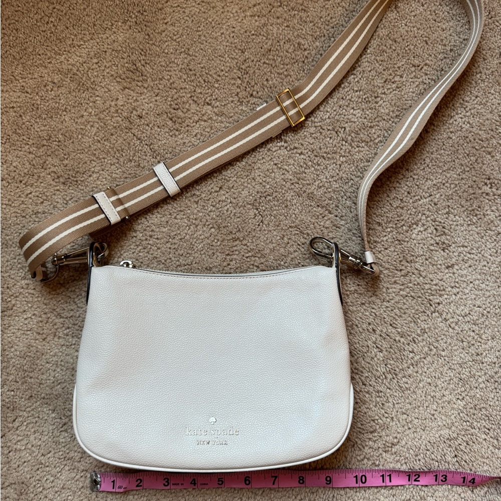 Kate Spade White Rosie Crossbody Bag